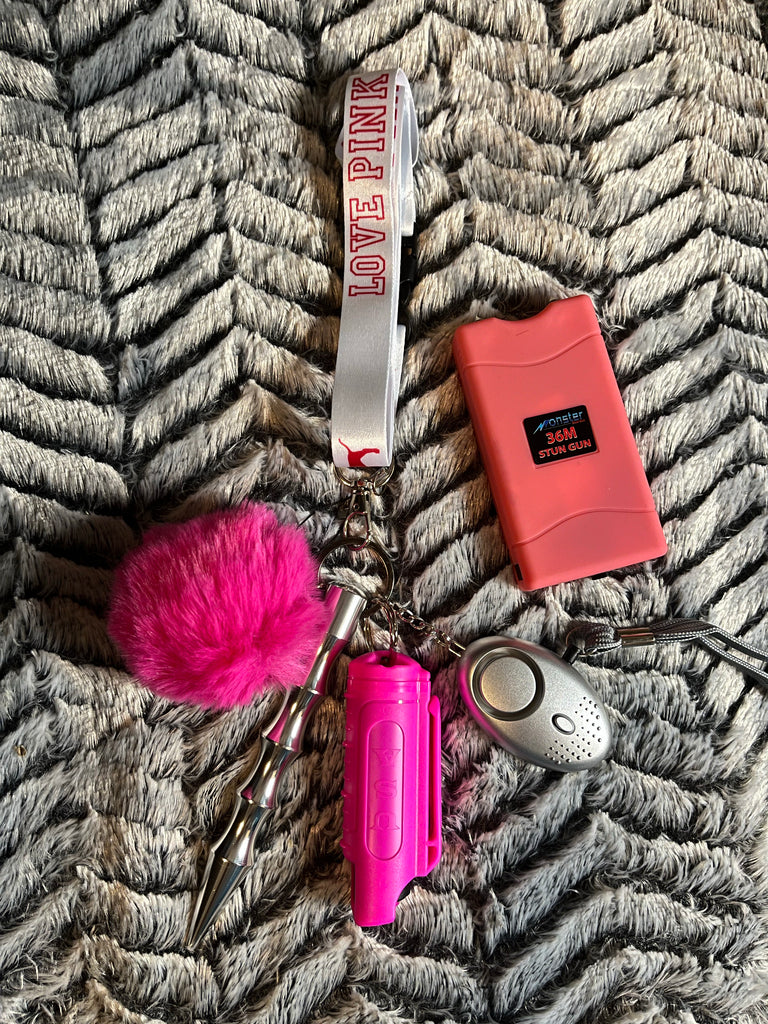 Replying to @raeraeig only pink 💓💓#selfdefense #selfdefence #safetyf, self defense keychains