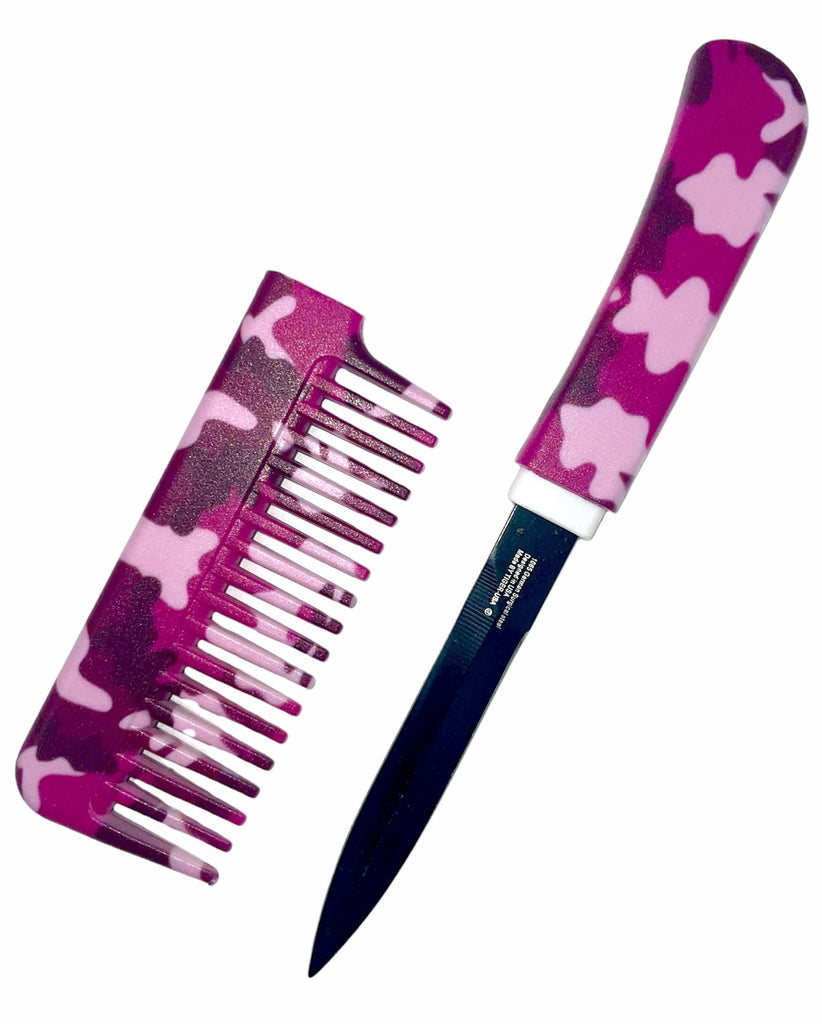 Secure Cosmetics Discrete Comb Knife Pink